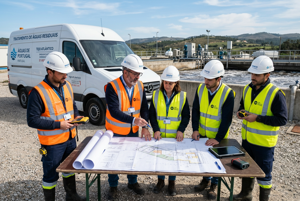 Equipa técnica de serviços de fossas biológicas
